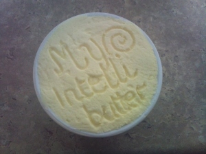 My Intelli butter!
